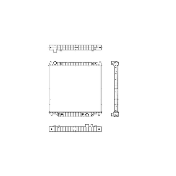 TYC Engine Coolant Radiator 2171