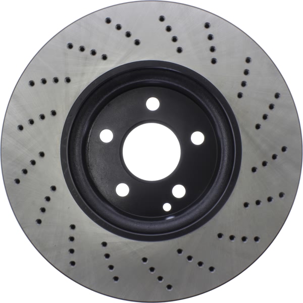 Centric SportStop Drilled 1-Piece Front Brake Rotor 128.35110