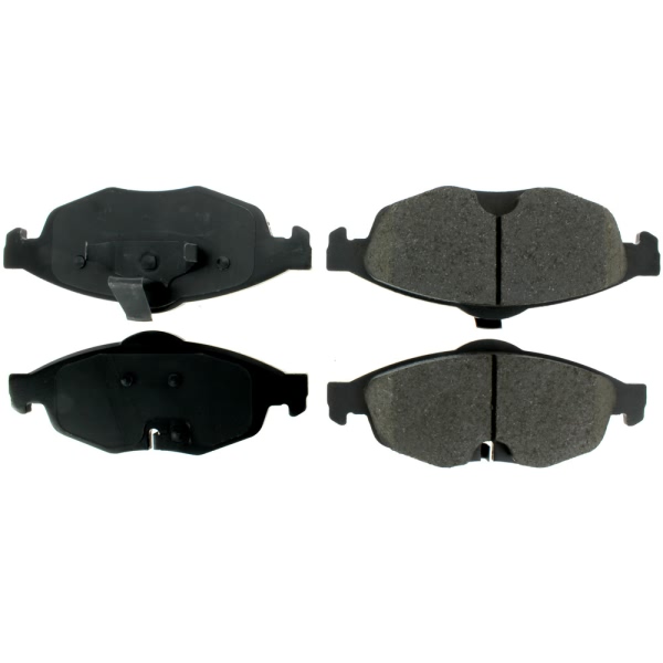 Centric Posi Quiet™ Extended Wear Semi-Metallic Front Disc Brake Pads 106.08690