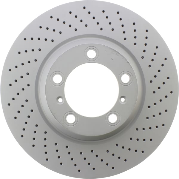 Centric SportStop Drilled 1-Piece Front Passenger Side Brake Rotor 128.37051