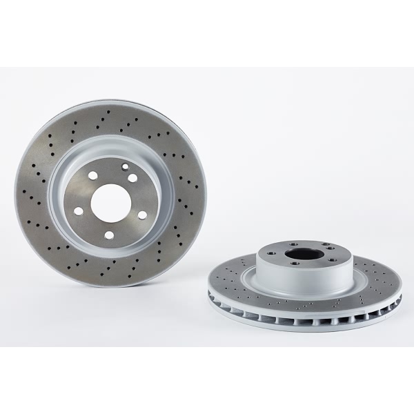 brembo UV Coated Series Drilled Vented Front Brake Rotor 09.A353.11