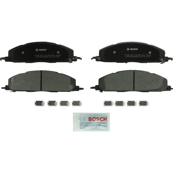 Bosch QuietCast™ Premium Organic Rear Disc Brake Pads BP1400