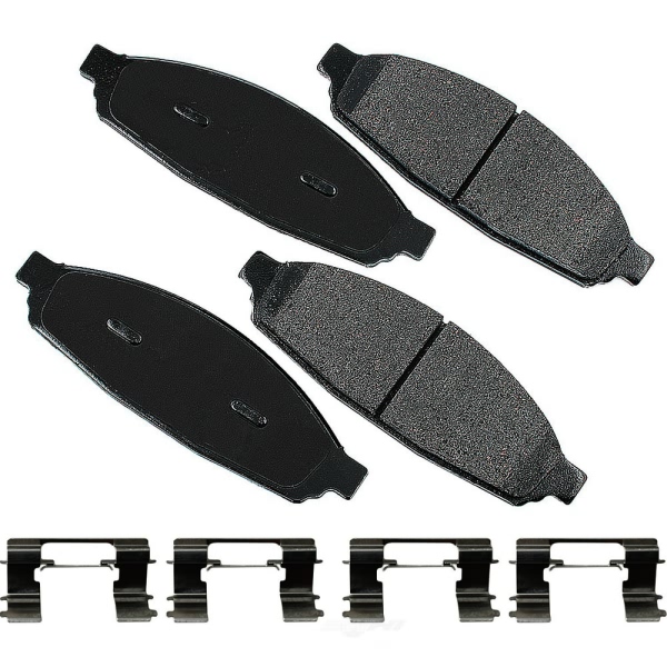 Akebono Proact Ultra Premium™ Ceramic Disc Brake Pad Kit ACT931