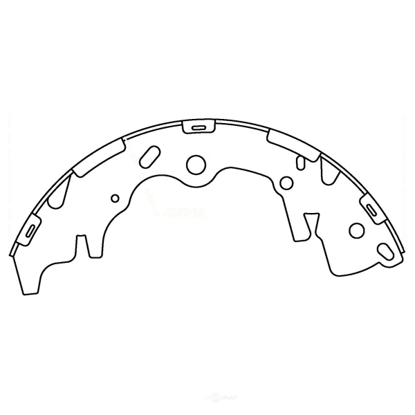 Centric Premium™ Brake Shoes 111.10031