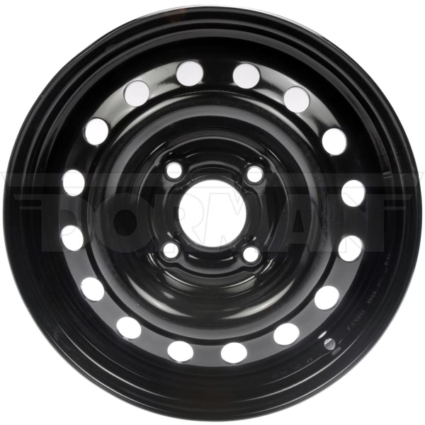Dorman 16 Hole Black 15X5 5 Steel Wheel 939-114