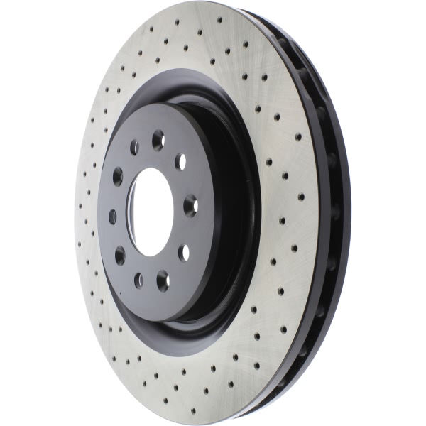 Centric SportStop Drilled 1-Piece Front Brake Rotor 128.20020