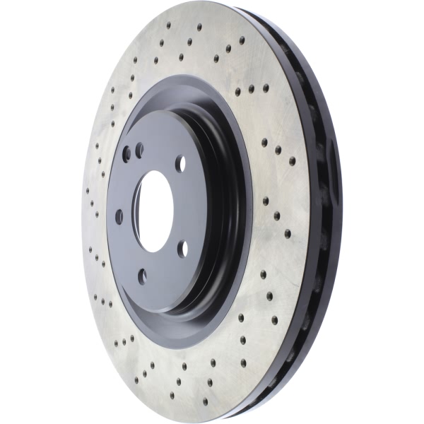 Centric SportStop Drilled 1-Piece Front Brake Rotor 128.35052
