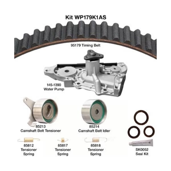 Dayco Timing Belt Kit With Water Pump WP179K1AS
