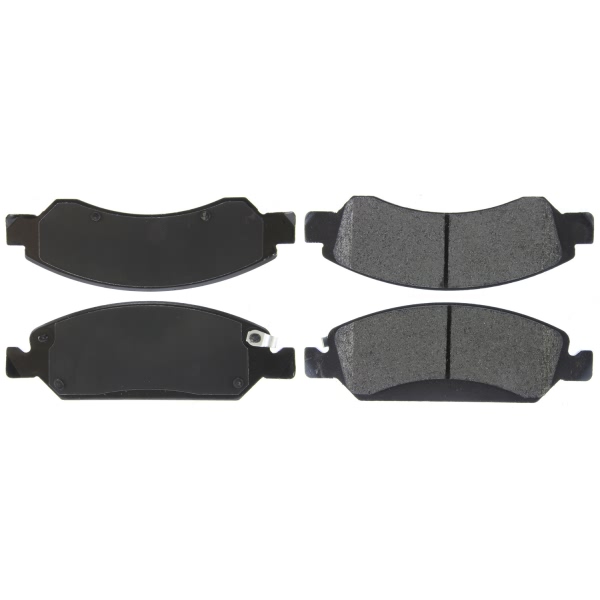 Centric Posi Quiet™ Extended Wear Semi-Metallic Front Disc Brake Pads 106.13630