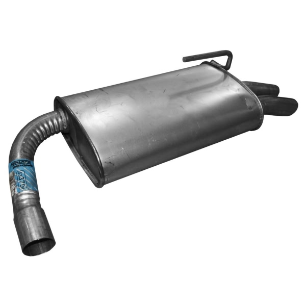 Walker Quiet Flow Stainless Steel Oval Aluminized Exhaust Muffler And Pipe Assembly 53370