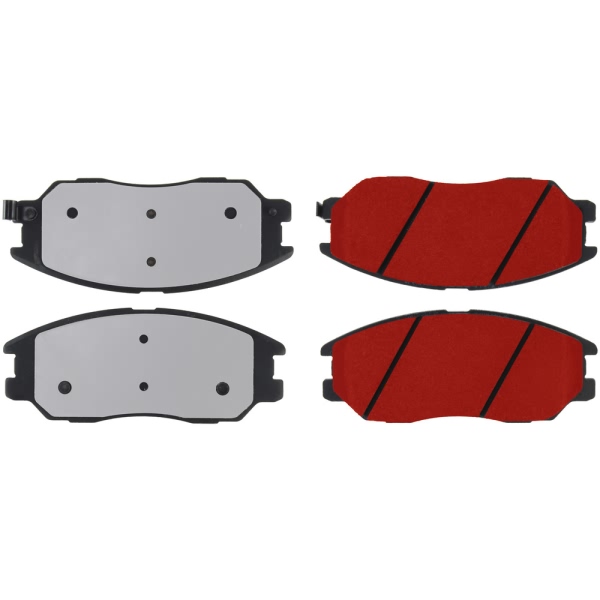 Centric Posi Quiet Pro™ Semi-Metallic Front Disc Brake Pads 500.10130