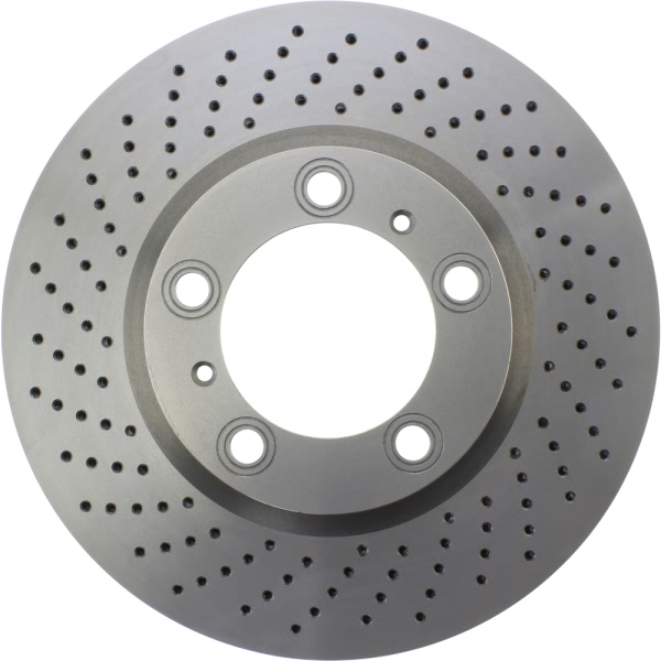 Centric SportStop Drilled 1-Piece Front Driver Side Brake Rotor 128.37064