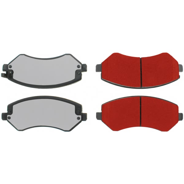 Centric Posi Quiet Pro™ Semi-Metallic Front Disc Brake Pads 500.08560