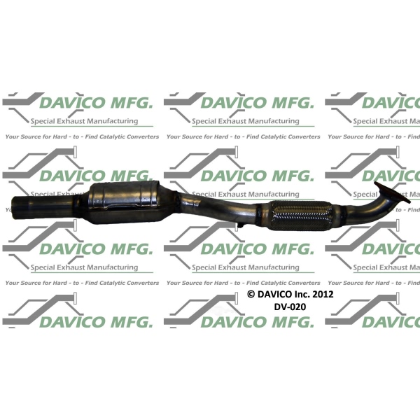 Davico Direct Fit Catalytic Converter and Pipe Assembly DV-020