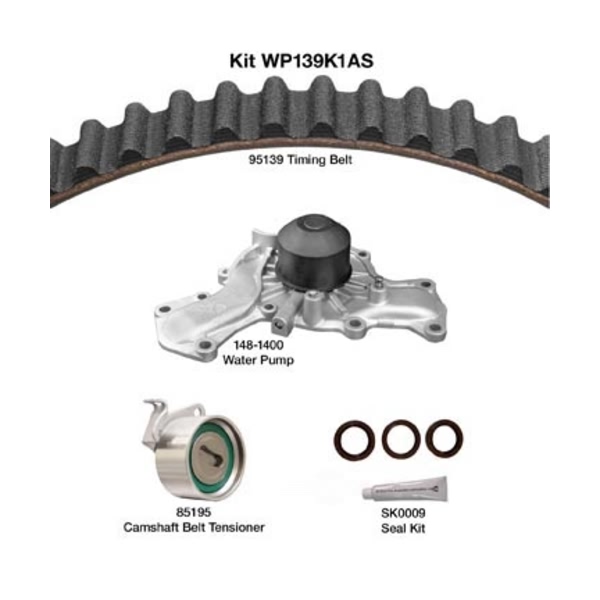 Dayco Timing Belt Kit With Water Pump WP139K1AS