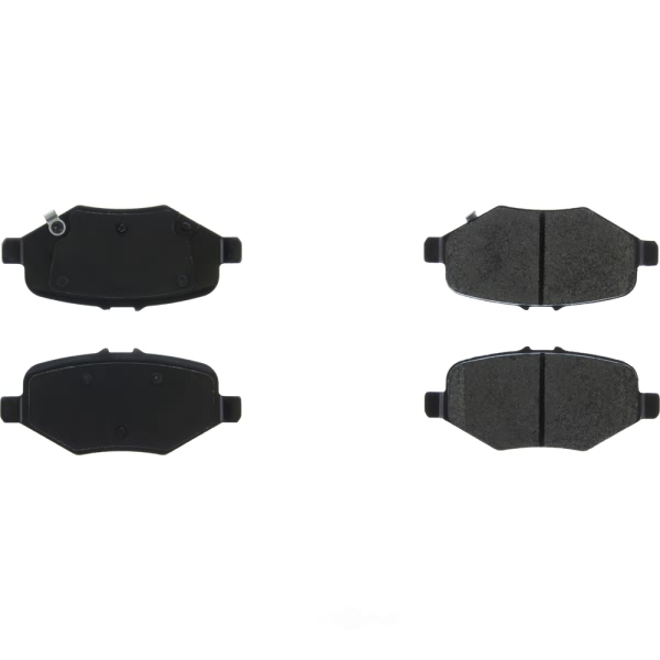 Centric Posi Quiet™ Extended Wear Semi-Metallic Rear Disc Brake Pads 106.16120