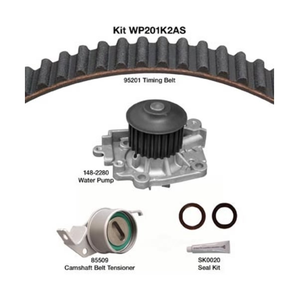 Dayco Timing Belt Kit With Water Pump WP201K2AS