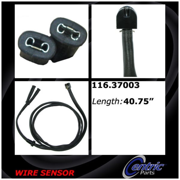 Centric Front Brake Pad Sensor 116.37003