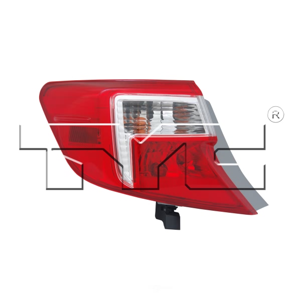 TYC Driver Side Outer Replacement Tail Light 11-6412-00