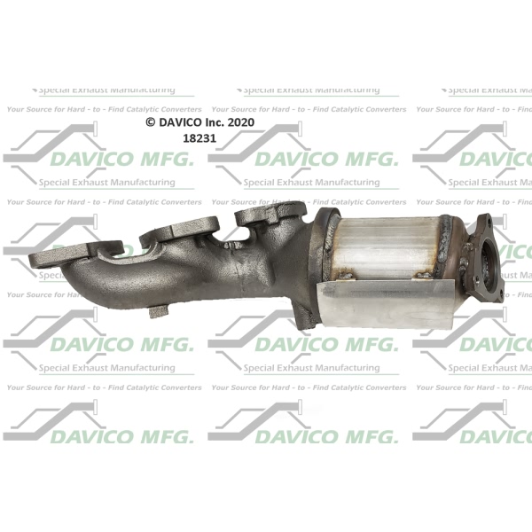 Davico Exhaust Manifold with Integrated Catalytic Converter 18231