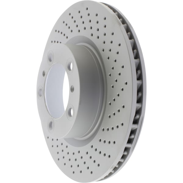 Centric SportStop Drilled 1-Piece Front Passenger Side Brake Rotor 128.37065