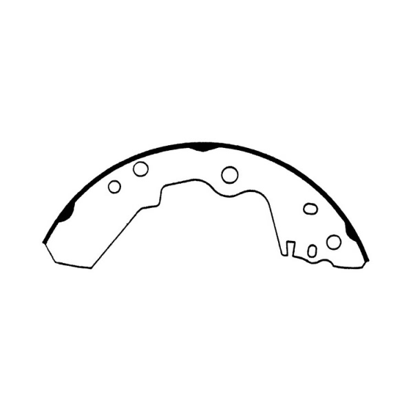 Centric Premium Rear Drum Brake Shoes 111.06190