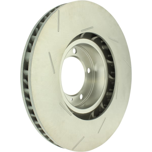Centric SportStop Slotted 1-Piece Front Passenger Side Brake Rotor 126.37109