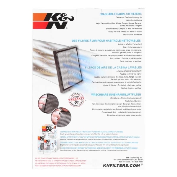 K&N Cabin Air Filter VF1003