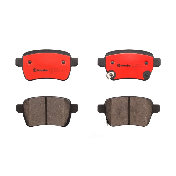 brembo Premium Ceramic Rear Disc Brake Pads P23156N