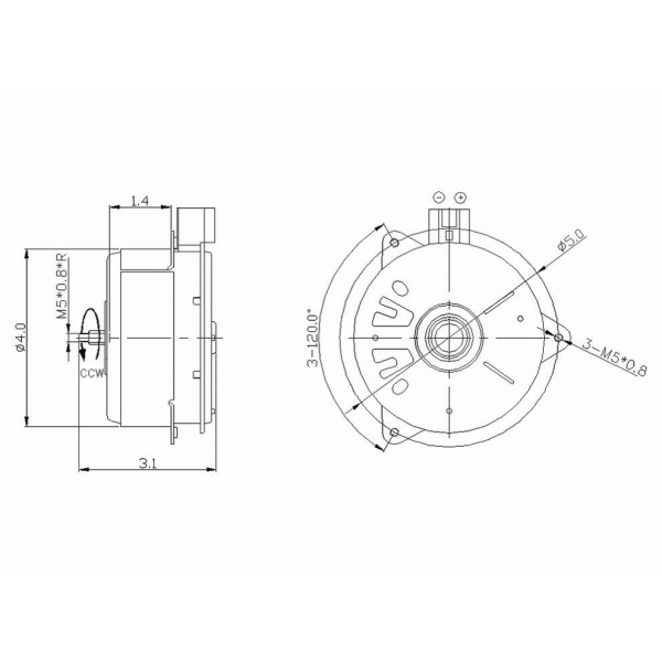 TYC Passenger Side Engine Cooling Fan Motor 630700