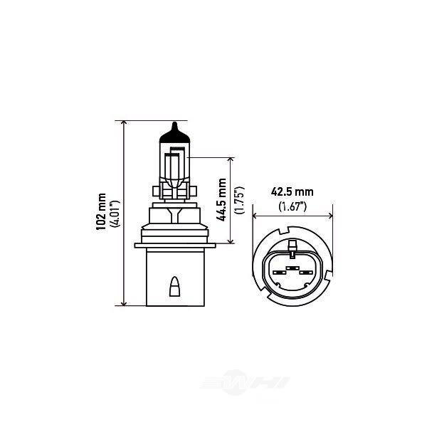 Hella 9004Ll Long Life Series Halogen Light Bulb 9004LL