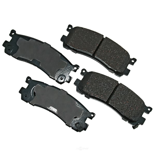 Akebono Pro-ACT™ Ultra-Premium Ceramic Rear Disc Brake Pads ACT553