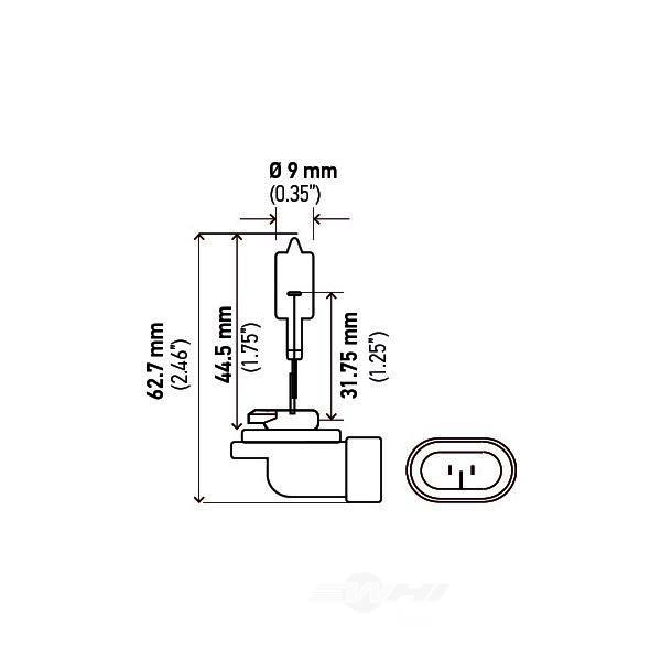 Hella 886 Standard Series Halogen Light Bulb 886