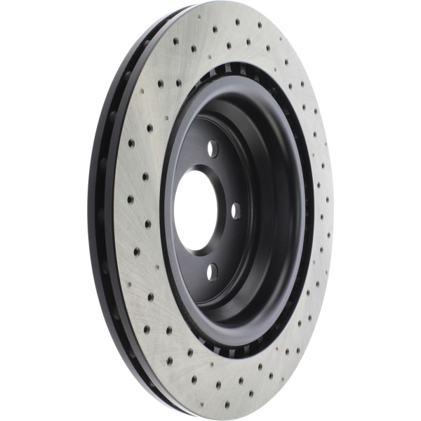 Centric SportStop Drilled 1-Piece Rear Brake Rotor 128.35127