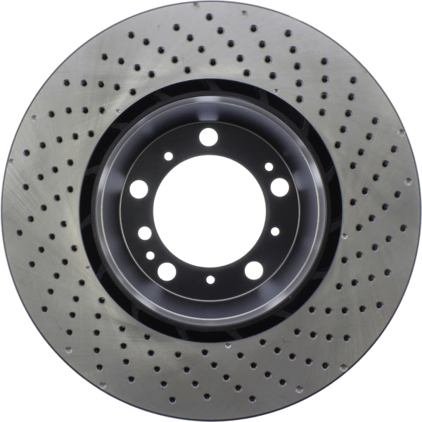 Centric SportStop Drilled 1-Piece Rear Driver Side Brake Rotor 128.37086