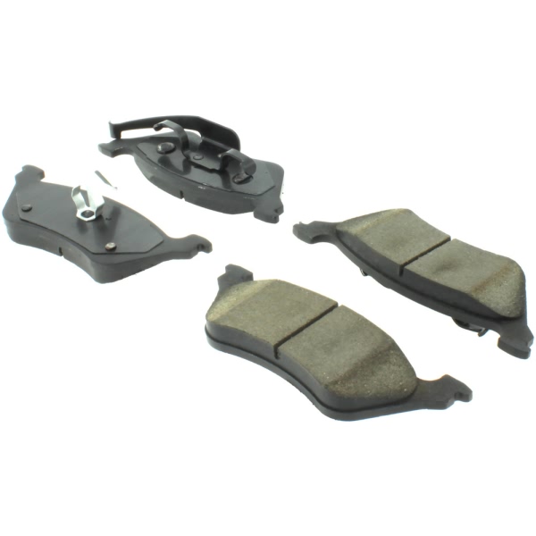 Centric Posi Quiet™ Extended Wear Semi-Metallic Rear Disc Brake Pads 106.08580