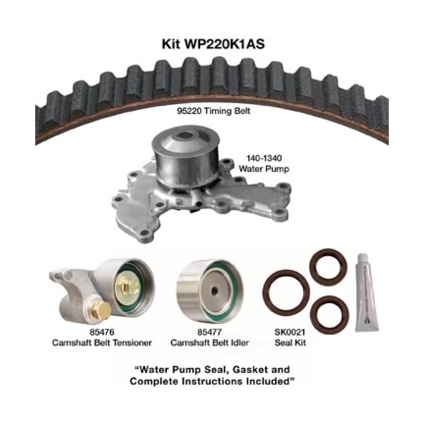 Dayco Timing Belt Kit With Water Pump WP220K1AS