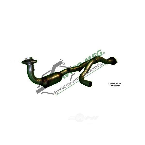 Davico Direct Fit Catalytic Converter and Pipe Assembly 193722