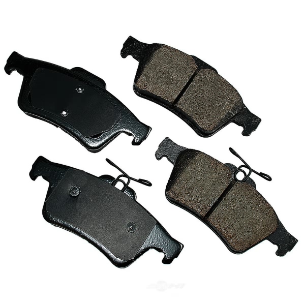 Akebono EURO™ Ultra-Premium Ceramic Rear Disc Brake Pads EUR1095