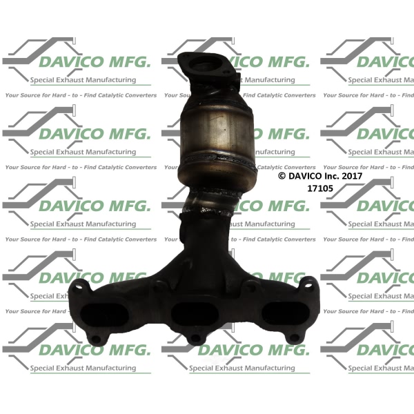 Davico Exhaust Manifold with Integrated Catalytic Converter 17105