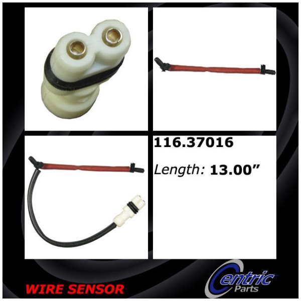 Centric Front Brake Pad Sensor 116.37016