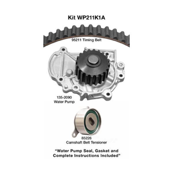 Dayco Timing Belt Kit With Water Pump WP211K1A