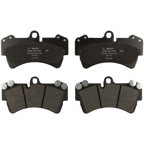 Bosch EuroLine™ Semi-Metallic Front Disc Brake Pads 0986424739