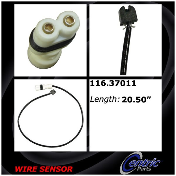 Centric Rear Brake Pad Sensor 116.37011