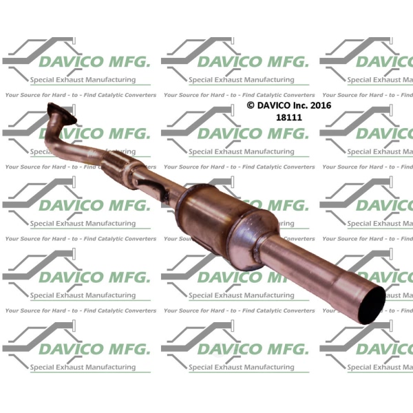 Davico Direct Fit Catalytic Converter and Pipe Assembly 18111