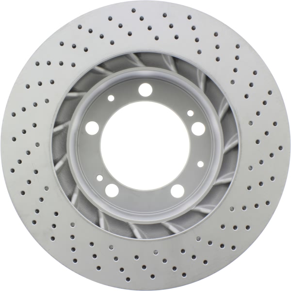 Centric SportStop Drilled 1-Piece Front Driver Side Brake Rotor 128.37027