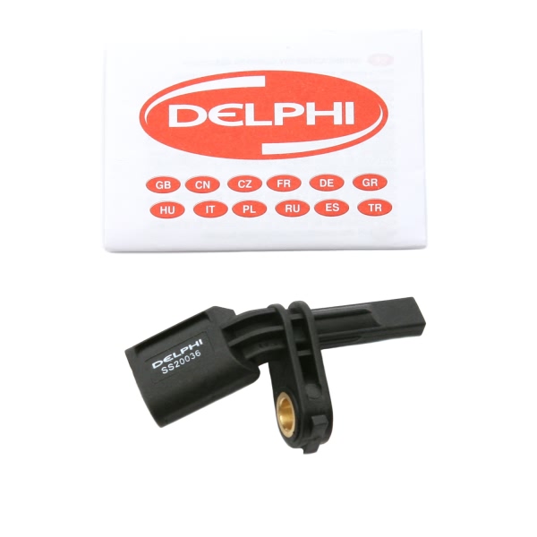 Delphi Front Passenger Side Abs Wheel Speed Sensor SS20036