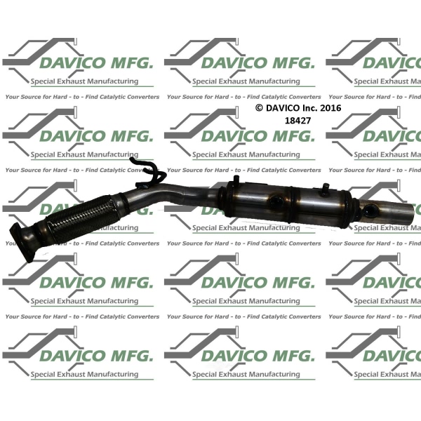 Davico Direct Fit Catalytic Converter and Pipe Assembly 18427