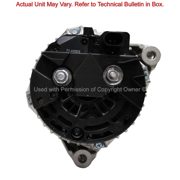 Quality-Built Alternator Remanufactured 15015