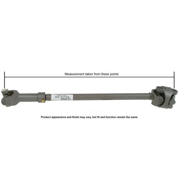 Cardone Reman Remanufactured Driveshaft/ Prop Shaft 65-9738